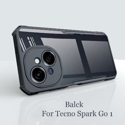 Picture of Tecno Spark GO 1 Xundd Case Shockproof Anti-drop Shell TPU & PC Back Transparent Cover Bumper Phone Case