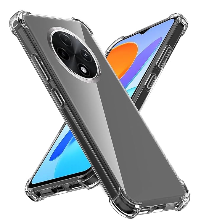 Picture of Oppo F27 pro plus 5G Flexible Clear Transparent Soft TPU Back Case Cover with bumper