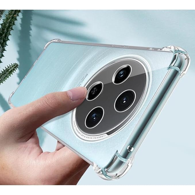 Picture of Oppo F27 pro plus 5G Flexible Clear Transparent Soft TPU Back Case Cover with bumper