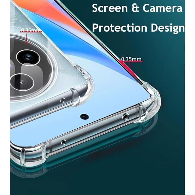 Picture of Oppo F27 pro plus 5G Flexible Clear Transparent Soft TPU Back Case Cover with bumper