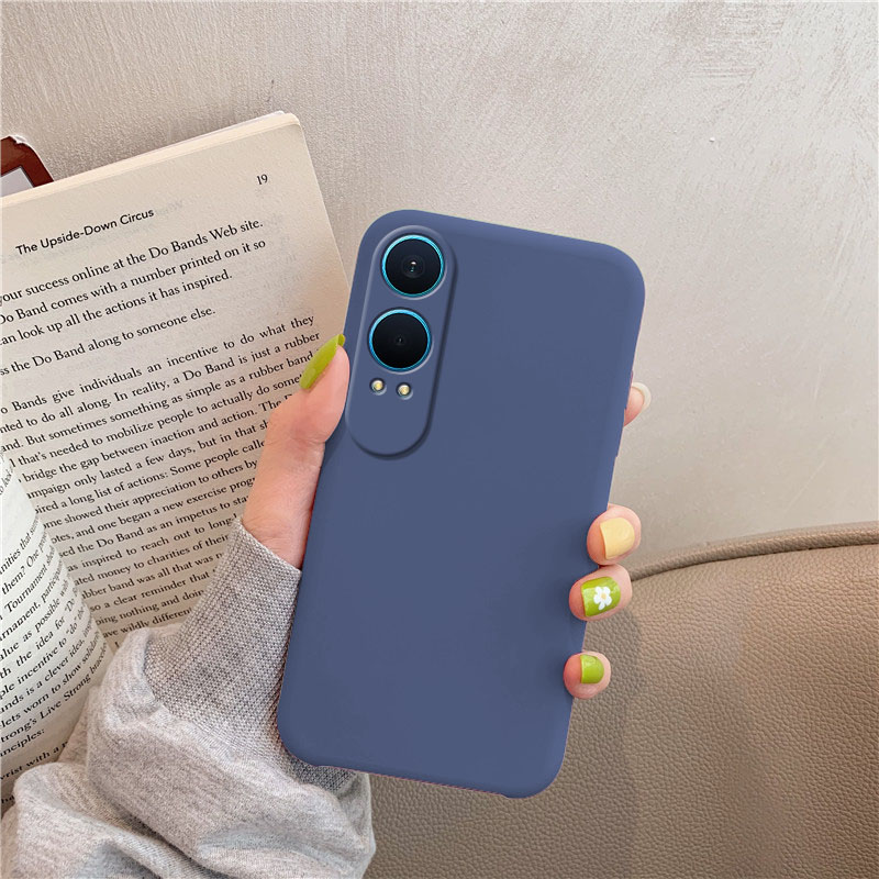 Picture of Tokifu For Oneplus Nord CE 4 Lite / OPPO K12X Casing The New Liquid Silicone Angel Eyes Phone Case Full Anti-fall Shockproof Back Cover