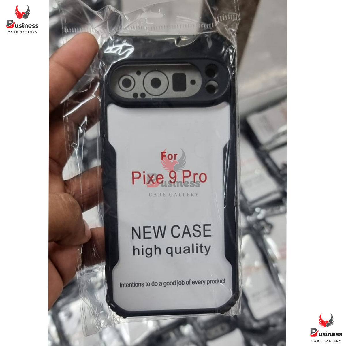 Picture of For Google Pixel 9 Pro Xunddu Case Transparent Clear Protector Soft Frame Hard Armor Housing for Google Pixel 9 Pro Back Cover