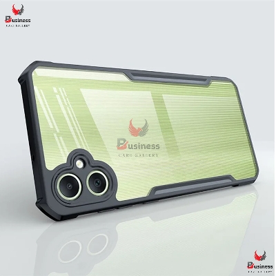 Picture of Xundd Back Cover for Samsung Galaxy A05 4G/ M05 4G/ F04 4G Transparent Hybrid Hard PC Back Bumper