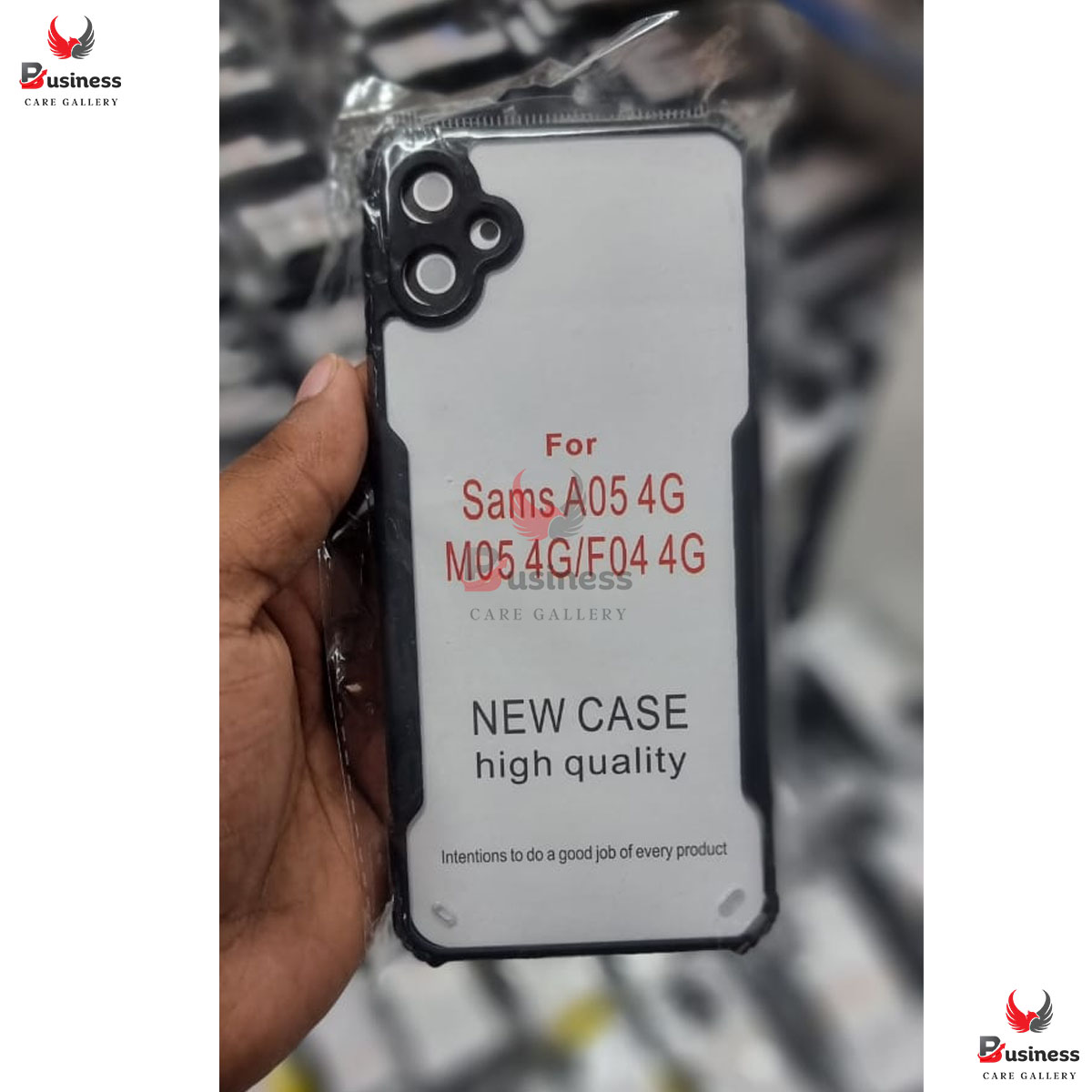 Picture of Xundd Back Cover for Samsung Galaxy A05 4G/ M05 4G/ F04 4G Transparent Hybrid Hard PC Back Bumper