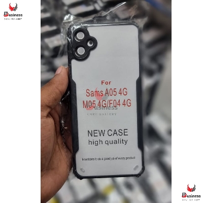 Picture of Xundd Back Cover for Samsung Galaxy A05 4G/ M05 4G/ F04 4G Transparent Hybrid Hard PC Back Bumper