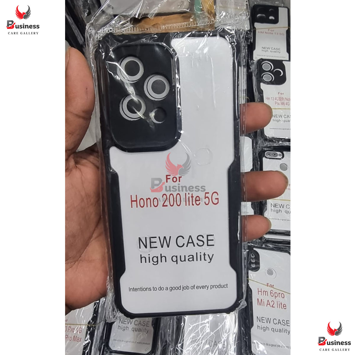 Picture of for Honor 200 Lite 5G Xunddu Case Edge-Reinforced Shockproof Hard Transparent Phone Cover