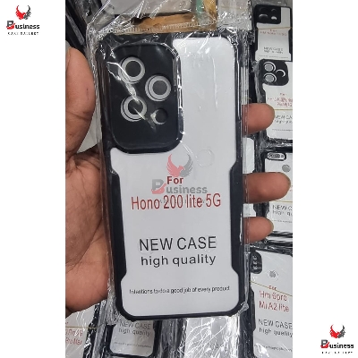 Picture of for Honor 200 Lite 5G Xunddu Case Edge-Reinforced Shockproof Hard Transparent Phone Cover