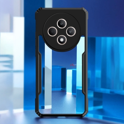 Picture of PlusCase for OPPO Reno12 F 4G 5G Case Air Cushion Hard Clear Shockproof Back Cover