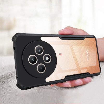 Picture of PlusCase for OPPO Reno12 F 4G 5G Case Air Cushion Hard Clear Shockproof Back Cover