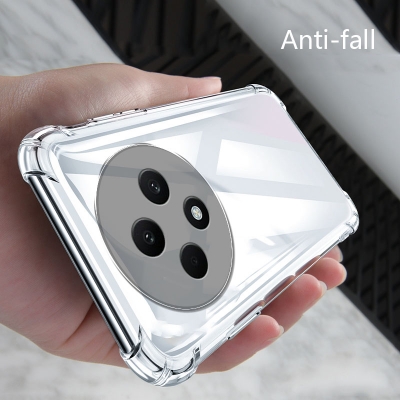 Picture of Sroof Casing For OPPO Reno 12F Couple Simple Shockproof phone case Four Corner Anti Fall Skin Friendly Shell Soft Phone Back Cover