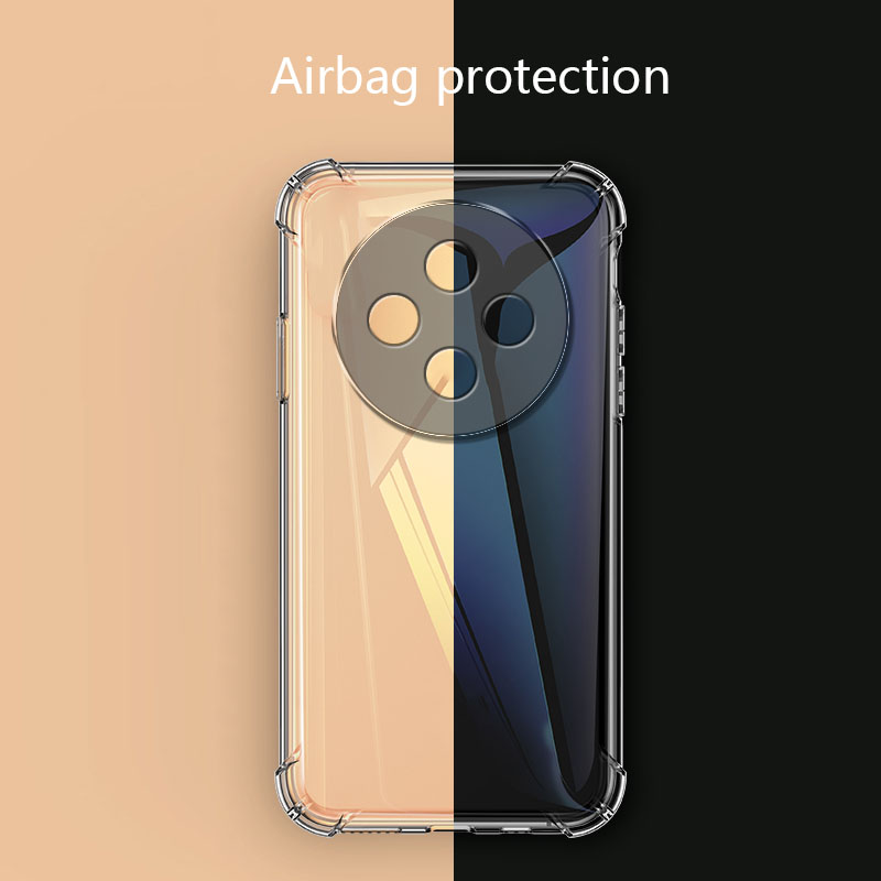 Picture of Sroof Casing For OPPO Reno 12F Couple Simple Shockproof phone case Four Corner Anti Fall Skin Friendly Shell Soft Phone Back Cover