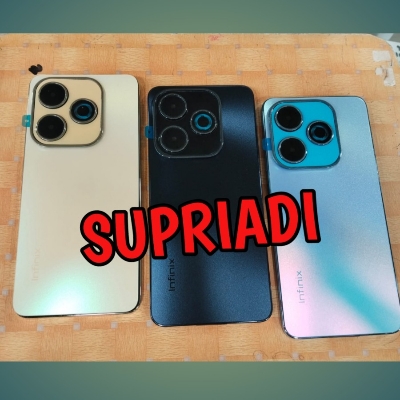 Picture of Housing Kesing Casing Bazel + Backdoor Infinix Hot 40i Back Cover Tutup Belakang Backdoor hot 40i