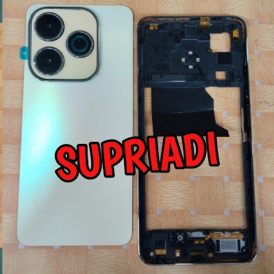 Picture of Housing Kesing Casing Bazel + Backdoor Infinix Hot 40i Back Cover Tutup Belakang Backdoor hot 40i