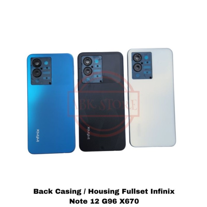 Picture of Terlaris! BACK CASING KESING HOUSING INFINIX NOTE 12 G96 X670 BACKDOOR