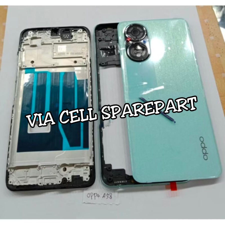 Picture of Back Casing Kesing Housing Fullset Oppo A58 4G Frame LCD + Bezel + Backdoor