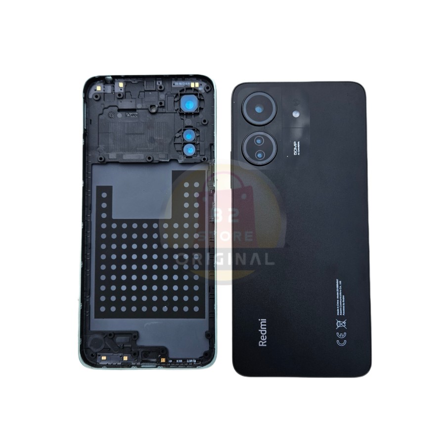 Picture of Back Casing Kesing Housing Fullset Backdoor + Bezzel Xiaomi Redmi 13c