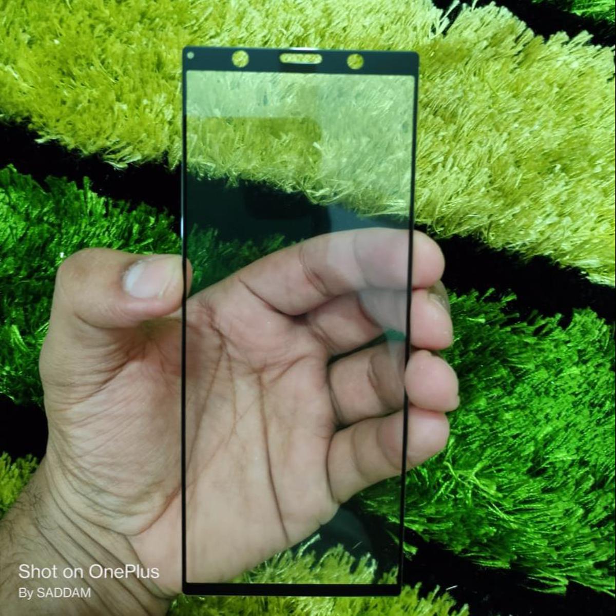 Picture of SONY Xperia 5 Full Tempered Glass Anti-Oil Stain Screen Protector for Comprehensive Edge-to-Edge Protection