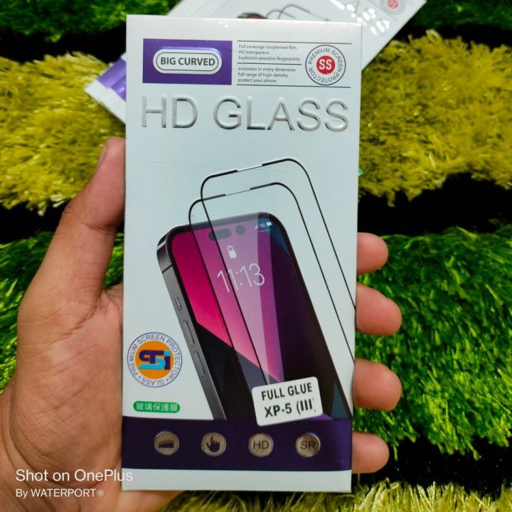 Picture of Full Glue Sony Xperia 5 III XP-5 (iii) 5 Mark 3 HD Glass Big Curved Premium Screen Protector Sony Xperia 5 Mark 3 Tempered Glass