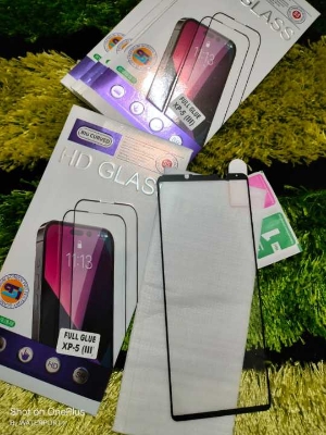 Picture of Full Glue Sony Xperia 5 III XP-5 (iii) 5 Mark 3 HD Glass Big Curved Premium Screen Protector Sony Xperia 5 Mark 3 Tempered Glass