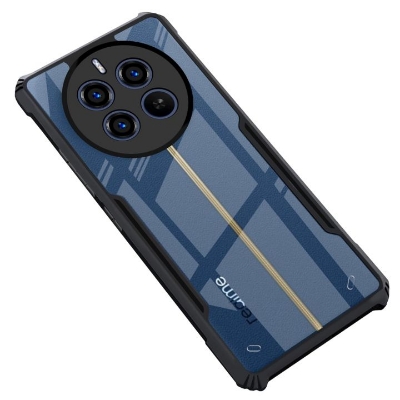 Picture of Realme 12 Pro Plus Edge-Reinforced Shockproof Cushion Back Clear Hybrid Transparent Hard Cover Casing