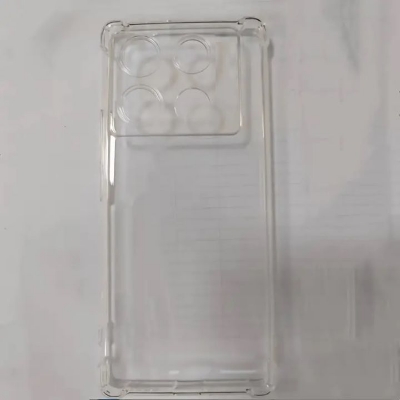 Picture of Infinix Note 40 Pro 4G Transparent Clear Slim Soft Cover Skin Gel TPU Case With Bumper