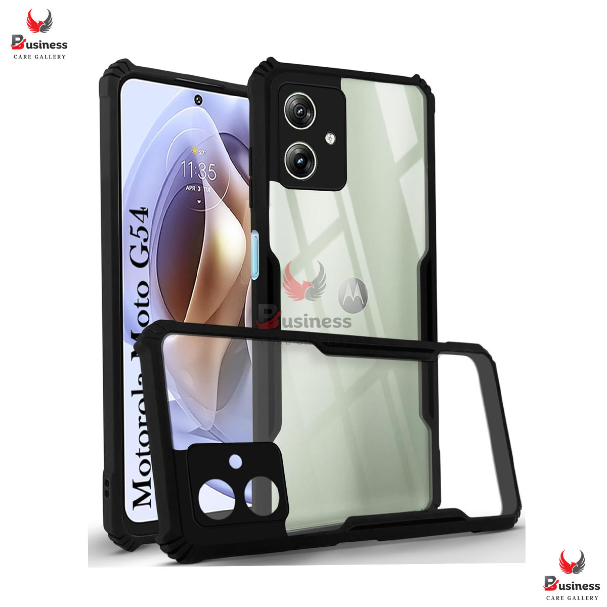Picture of For Motorola Moto G54 Xundd Case Shockproof Transparent Clear Airbag Phone Case For Motorola Moto G54 Back Cover