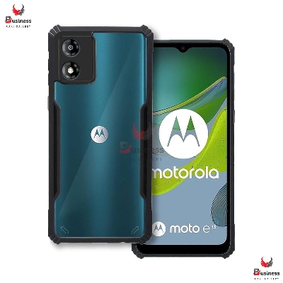 Picture of Motorola Moto G04 / Moto G04S / Moto E14 4G Xundd Protective Airbag Bumper Transparent Back Side Clear Phone Case For Motorola Moto E14 Back Cover