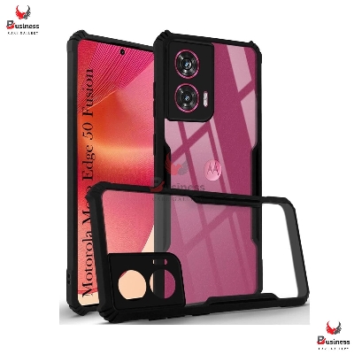 Picture of Motorola Edge 50 Fusion Xundd Protective Airbag Bumper Transparent Back Side Clear Phone Case For Motorola Edge 50 Fusion Back Cover