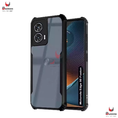 Picture of Motorola Edge 50 Fusion Xundd Protective Airbag Bumper Transparent Back Side Clear Phone Case For Motorola Edge 50 Fusion Back Cover