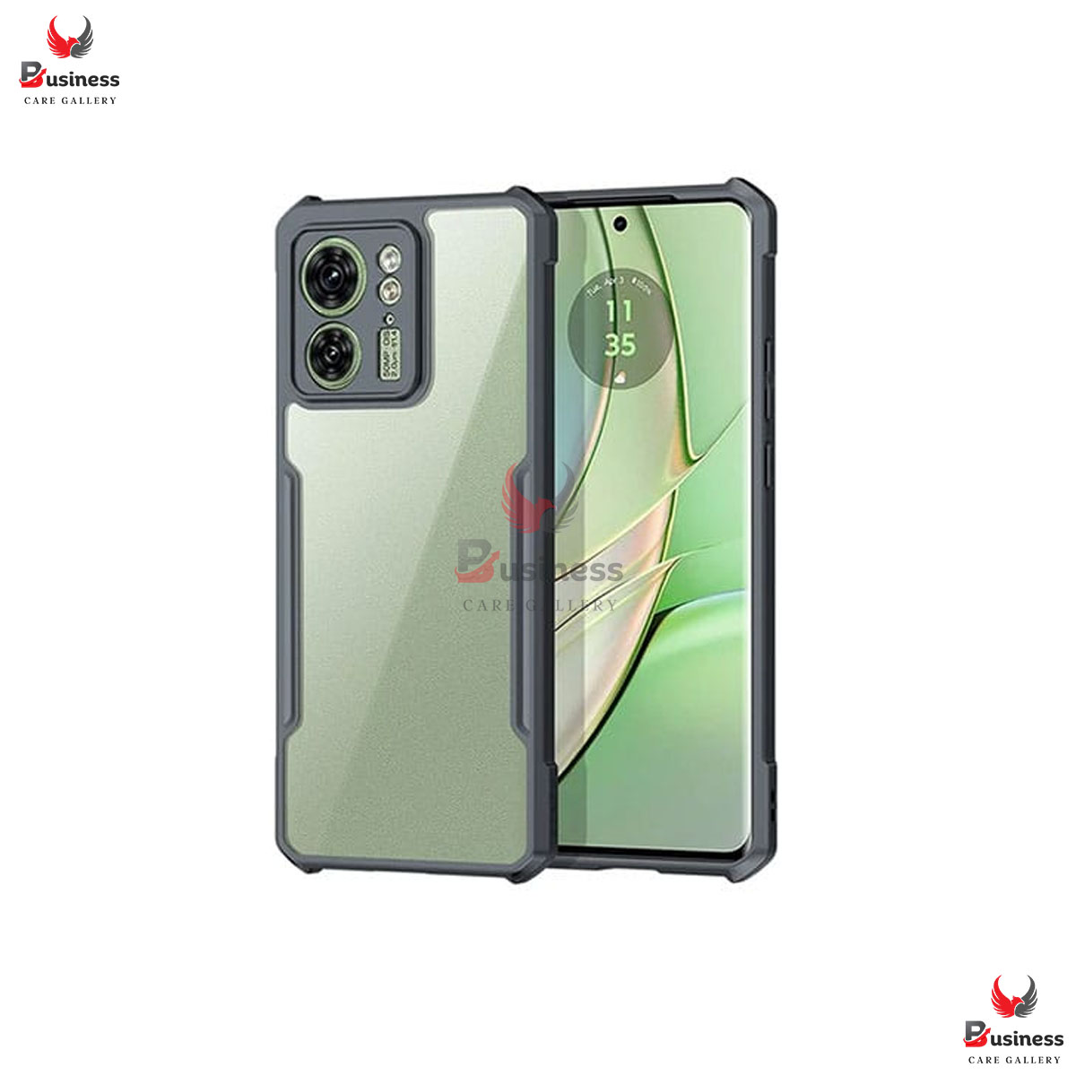 Picture of For Motorola Edge 40 Xundd Shockproof TPU Bumper Clear Acrylic Mobile Phone Case For Motorola Edge 40 Back Cover