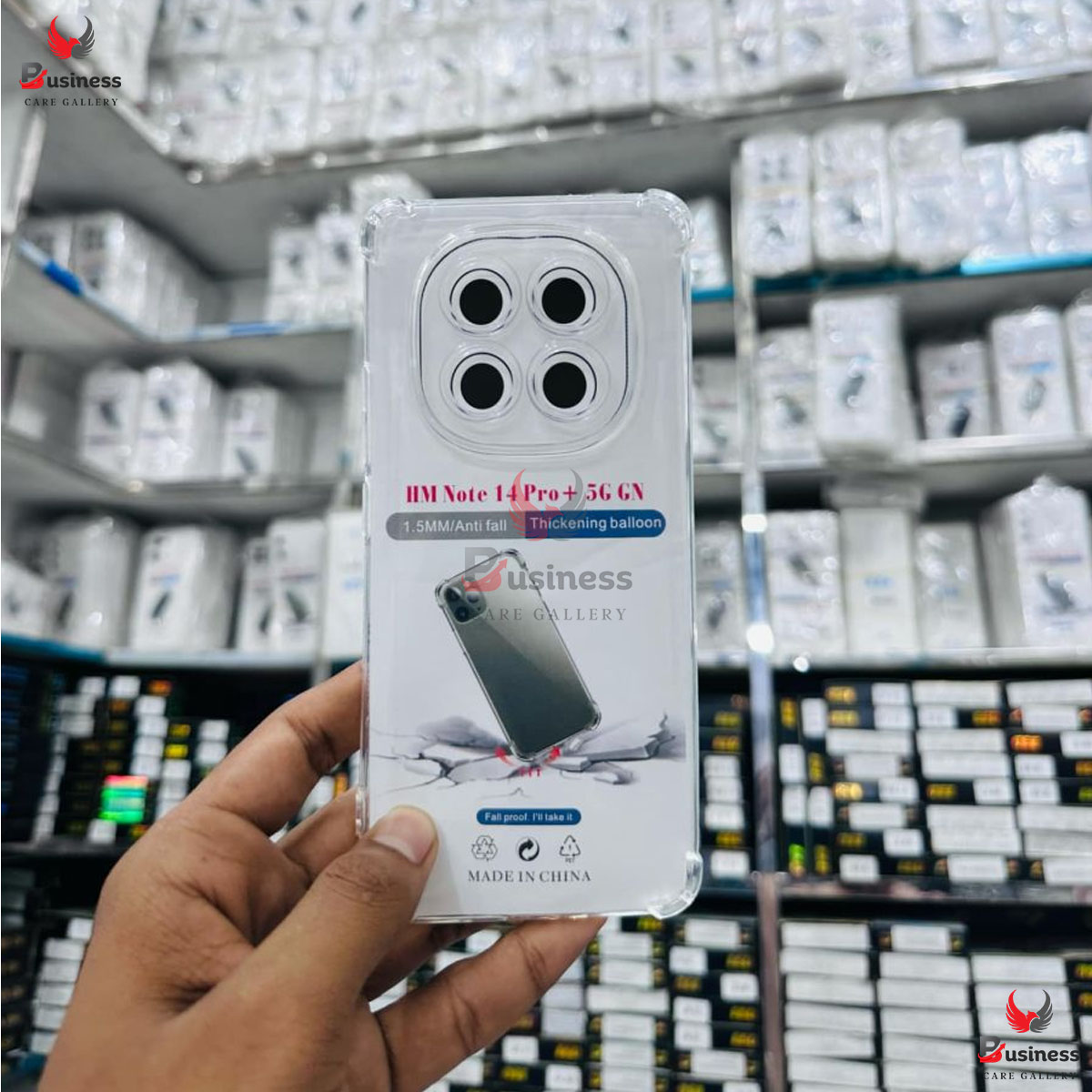 Picture of For Xioami Note 14 pro plus Luxury Crystal Clear Case Soft Silicone Shockproof Transparent Shell TPU