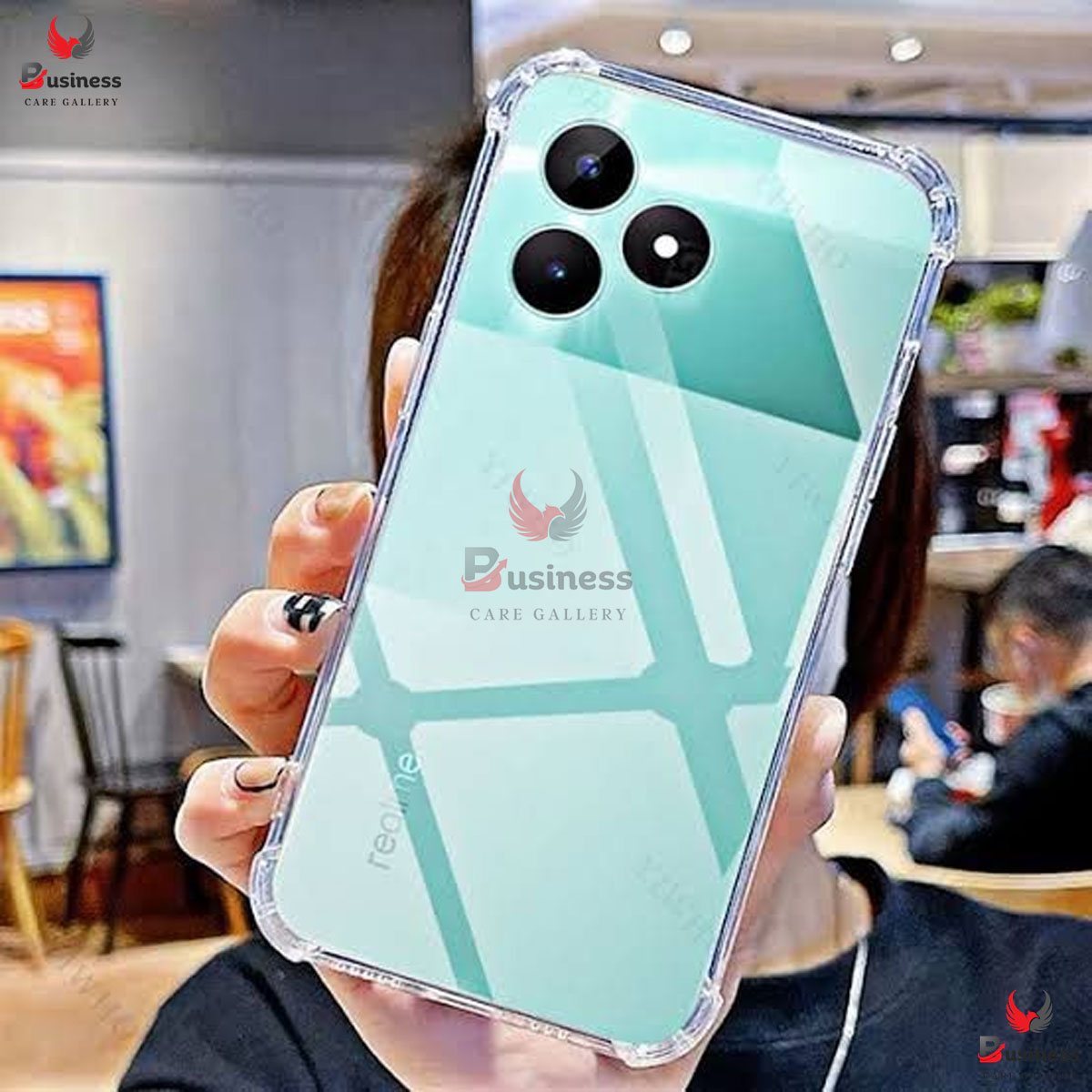 Picture of For Realme C51 / C53 Flexible Clear Transparent Soft TPU Back Case Cover