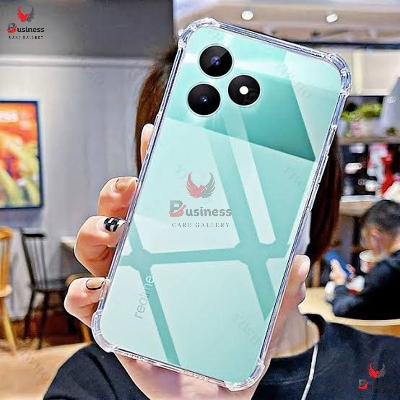 Picture of For Realme C51 / C53 Flexible Clear Transparent Soft TPU Back Case Cover