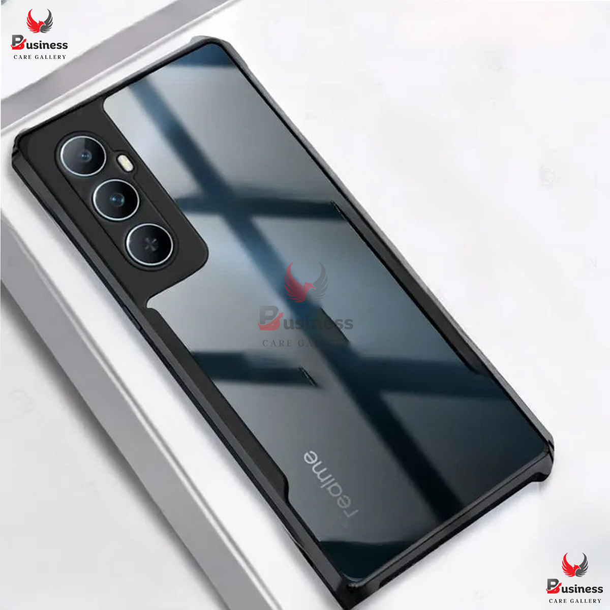 Picture of Realme C65 4G Xundd Protective Airbag Bumper Transparent Back Side Clear Phone Case For Realme C65 Back Cover