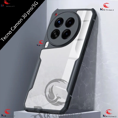 Picture of Tecno Camon 30 Xundd Protective Airbag Bumper Transparent Back Side Clear Phone Case For Tecno Camon 30 4G/5G Back Cover