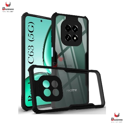 Picture of For Realme C63 5G / V60 5G Xundd Hard Clear Acrylic Shockproof TPU Bumper Mobile Phone Case Back Cover