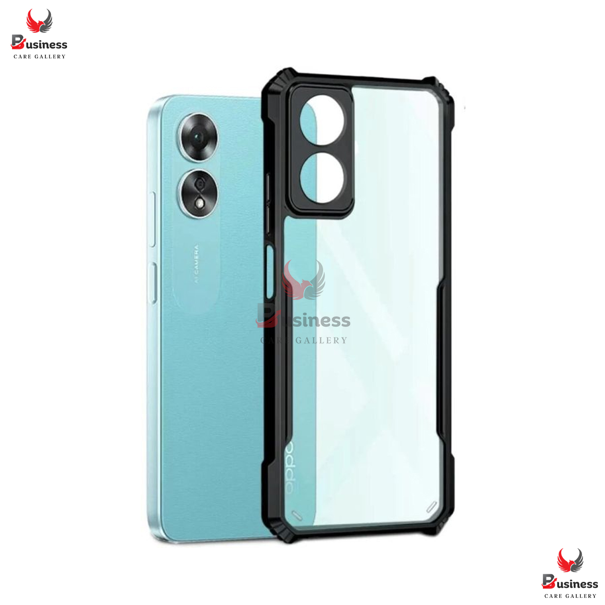 Picture of For Oppo A78 4G Xundd Bumper Case Reinforced Corner with Shock-Proof Transparent Back Cover Phone Case Cover (SmartPhone)