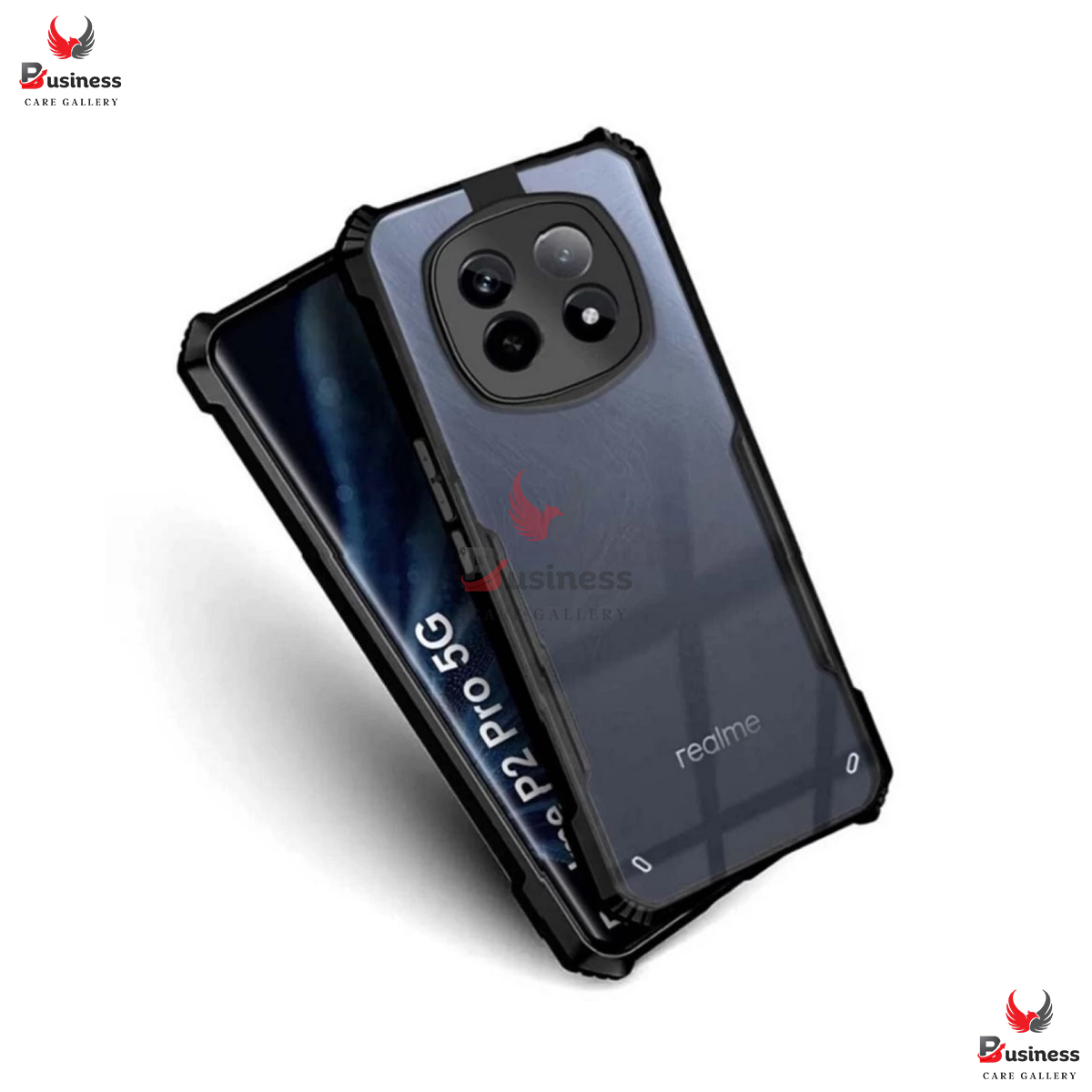 Picture of Realme P2 Pro 5G Xundd Protective Airbag Bumper Transparent Back Side Clear Phone Case For Realme P2 Pro Back Cover