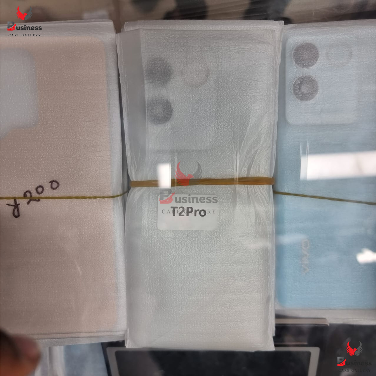 Picture of Backshell For Vivo T2 Pro  Back Glass Replacement Rear Battery Door Cover Repair Part