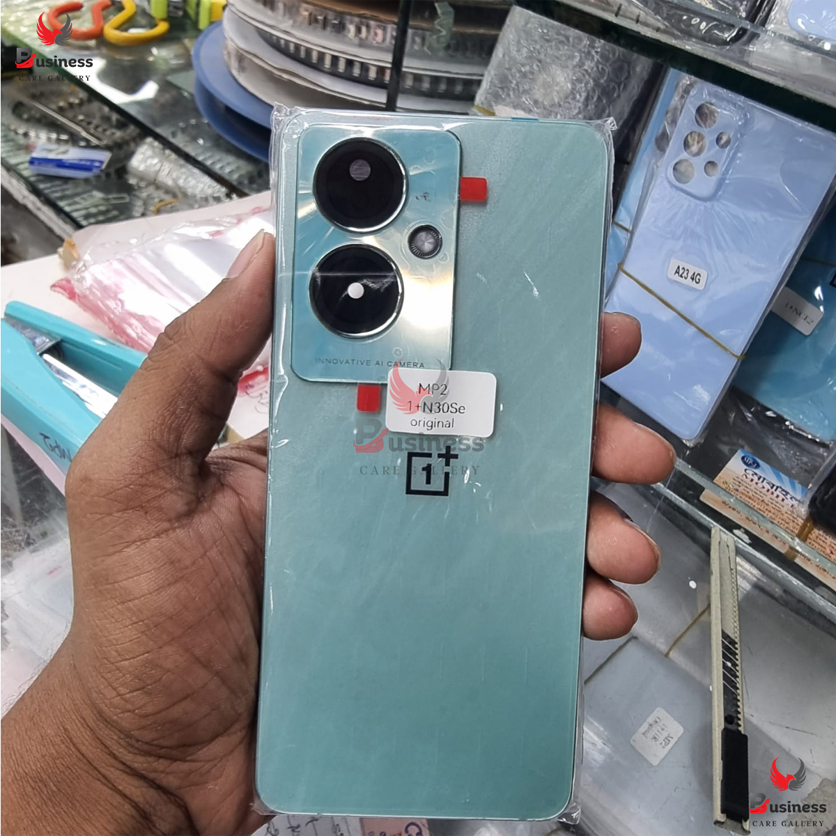 Picture of Replacement Backshell With Side Frame Panel for OnePlus Nord N30 SE Battery Back Door Housing Cover With Middle Part