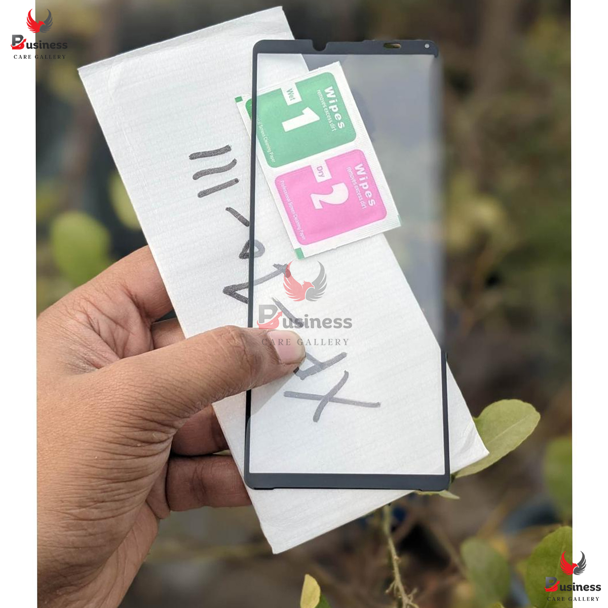 Picture of For Sony Xperia 5 ii Full Tempered Glass Full Glue Premium Quality Ultra Clear Anti-scratch, Anti Oil Stains Screen Protector Edge To Edge Full Screen Coverage Glass Protector