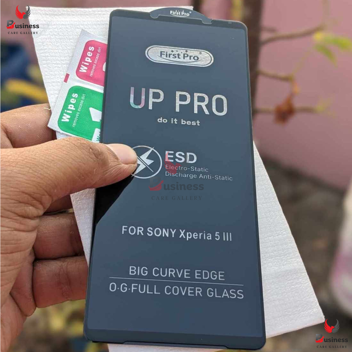 Picture of For Sony Xperia 5 ii Full Tempered Glass Full Glue Premium Quality Ultra Clear Anti-scratch, Anti Oil Stains Screen Protector Edge To Edge Full Screen Coverage Glass Protector
