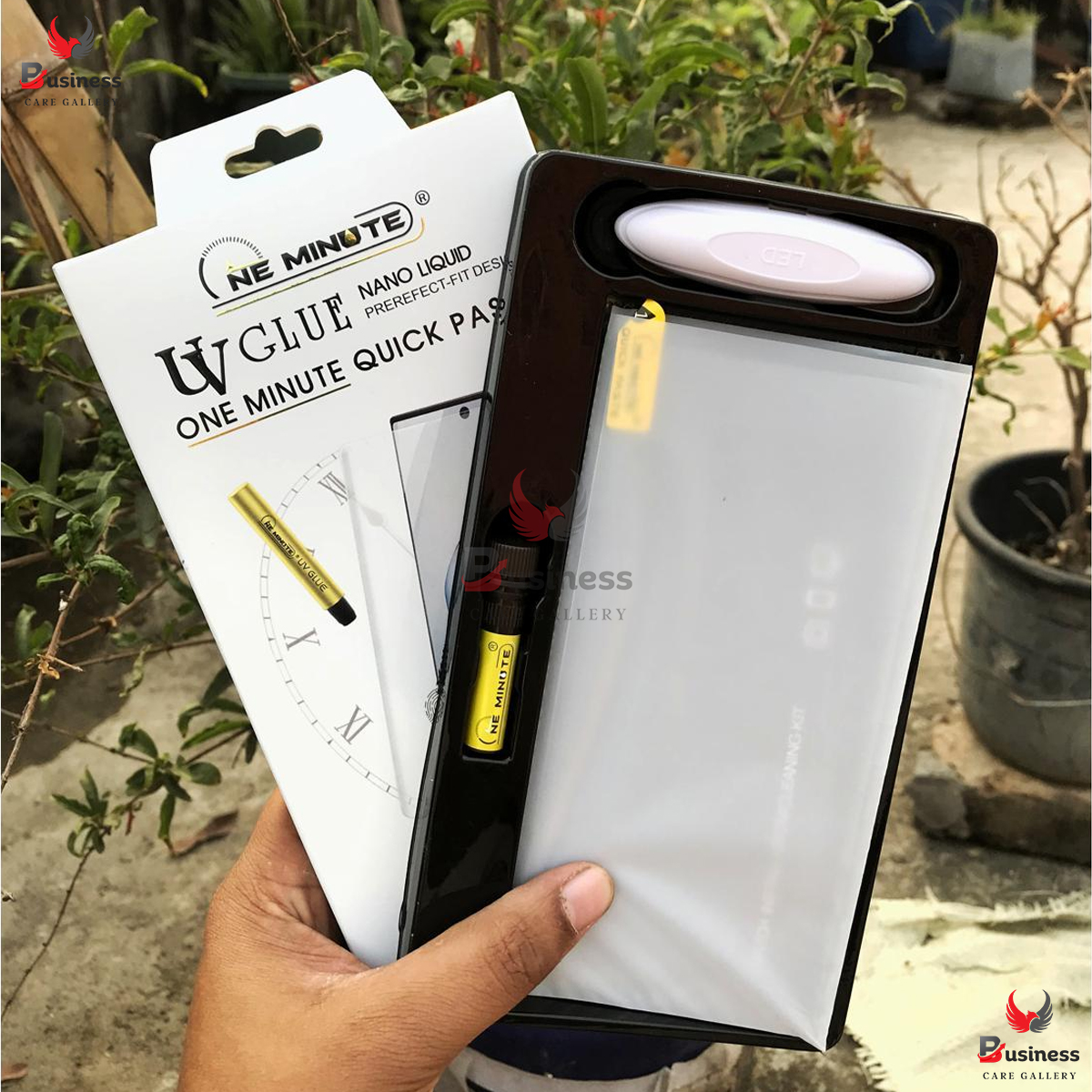 Picture of For Samsung galaxy S20 Ultra / S21 Ultra / S22 Ultra / S23 Ultra - (High Quality) UV Tempered Glass 3D Curved Full Cover Screen Protector