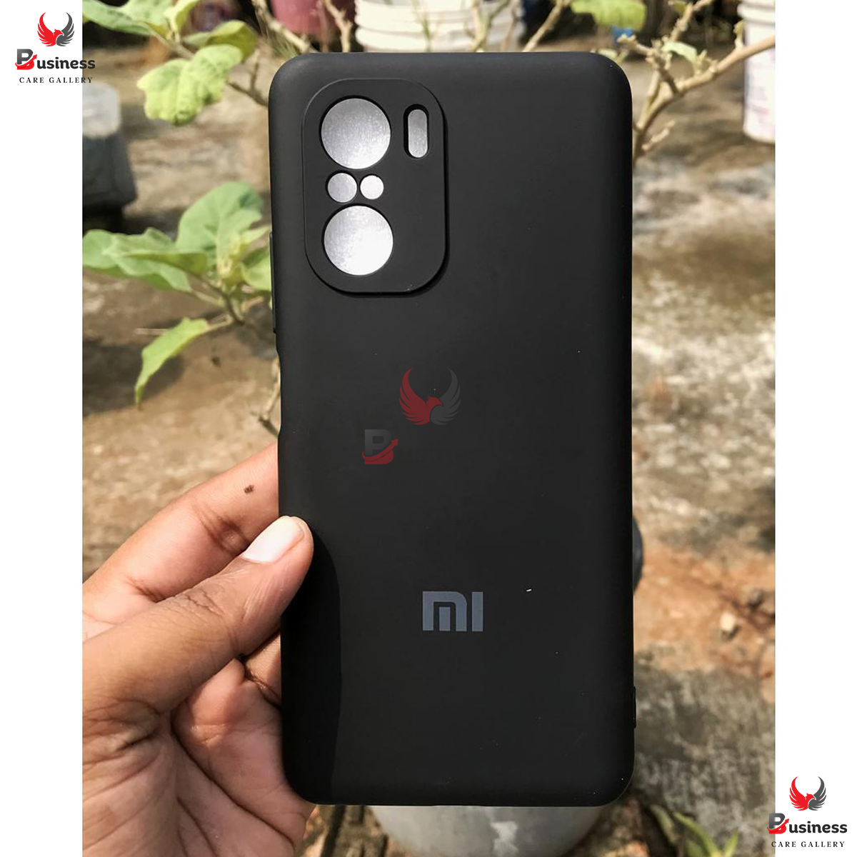 Picture of For Redmi K40 / Poco F3 / Mi 11x Luxury Silicone Protect Back Cover Soft Case - Phone Back Cover (Back Case Cover For Smartphone)-100% Original