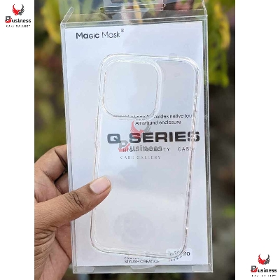 Picture of Q SERIES CARBON CLEAR SKID-PROOF PHONE CASE FOR Iphone 15 Pro Max / Iphone 15 Pro - CAMERA PROTECTIVE STYLISH TRANSPARENT COVER 1 Ratings