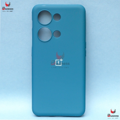 Picture of For OnePlus Nord 3 Strong Liquid Silicone Soft Gel Rubber Shockproof Case With Logo For OnePlus Nord3 Back Cover