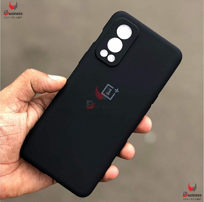 Picture of For OnePlus Nord 2 5G Strong Liquid Silicone Soft Gel Rubber Shockproof Case With Logo For 1+ Nord 2 Back Cover