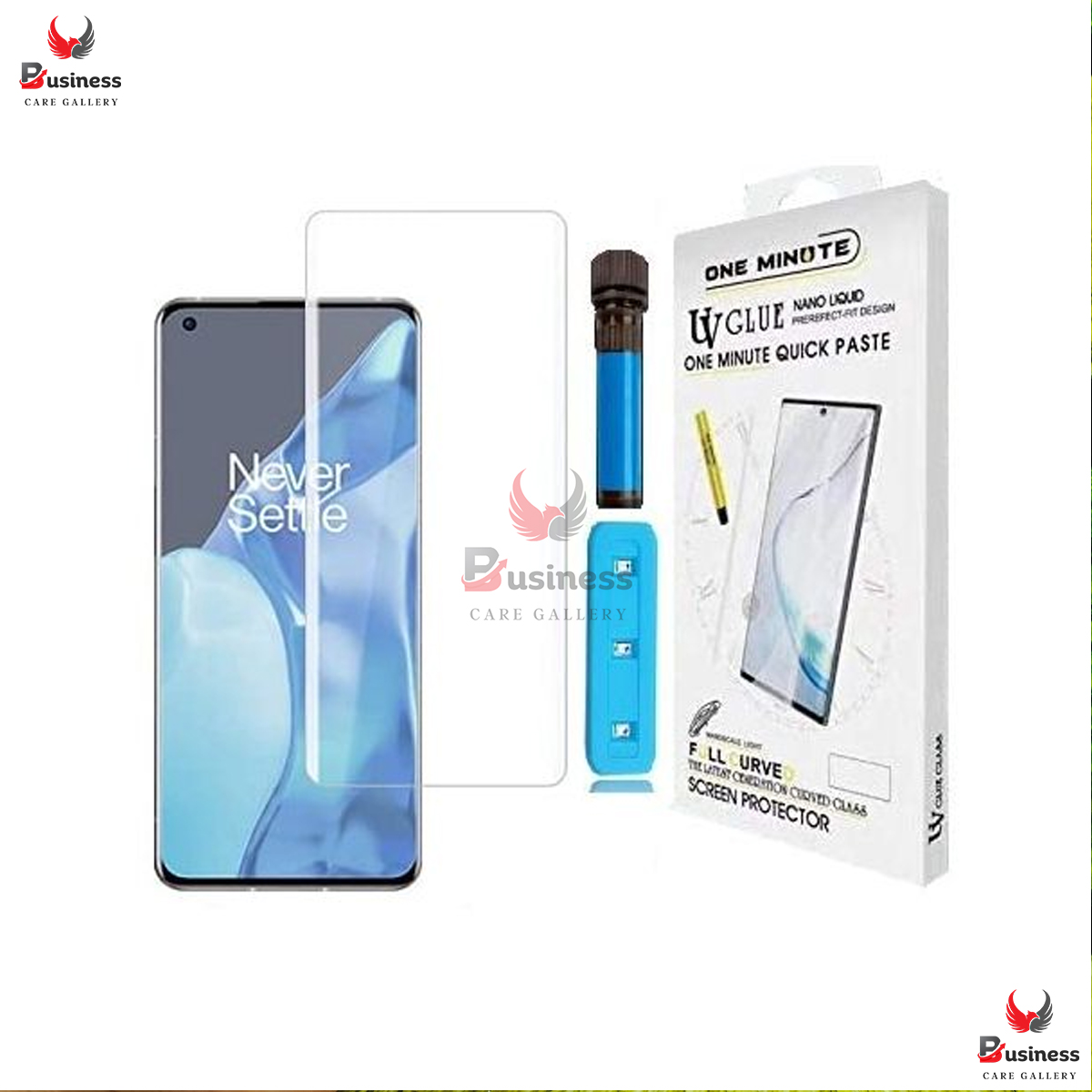 Picture of For Motorola Moto G85 UV Tempered Glass Screen Protector Full Glue Nano Liquid Protective