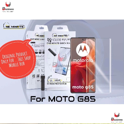 Picture of For Motorola Moto G85 UV Tempered Glass Screen Protector Full Glue Nano Liquid Protective