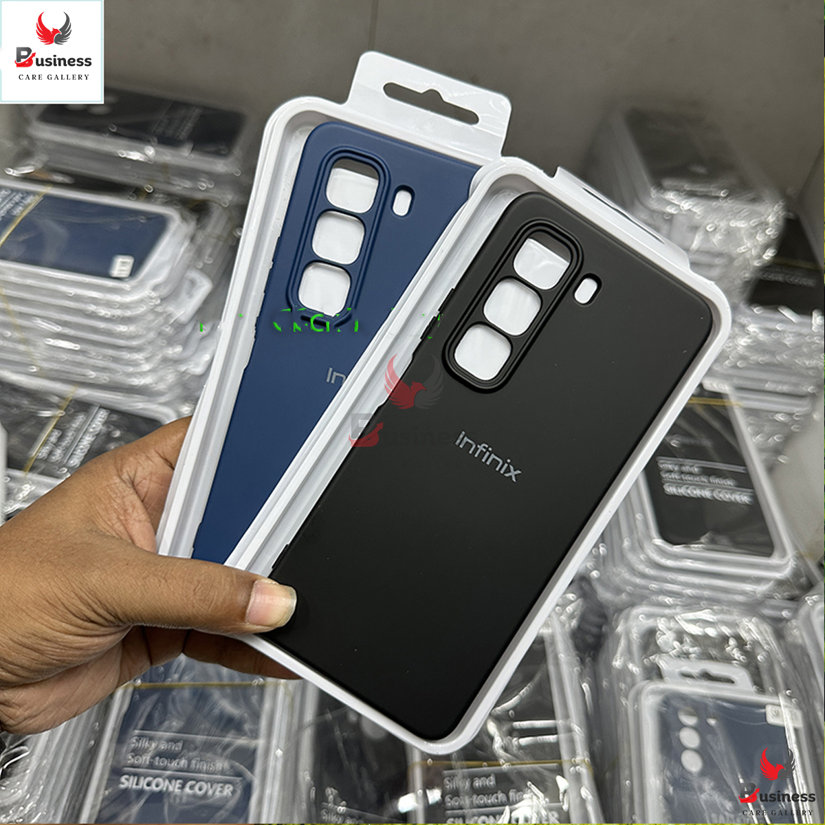 Picture of For Infinix Hot 50 Pro Box New Generation Luxury Liquid Silicone Unique Design Back Case